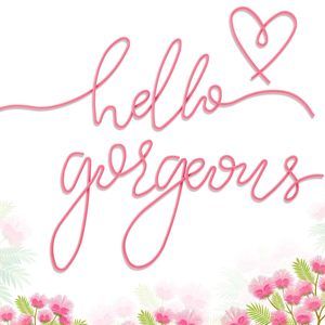 Hello Gorgeous Metal Wall Art Decor Minimalist Decoration Metal Hello Gorgeous💞